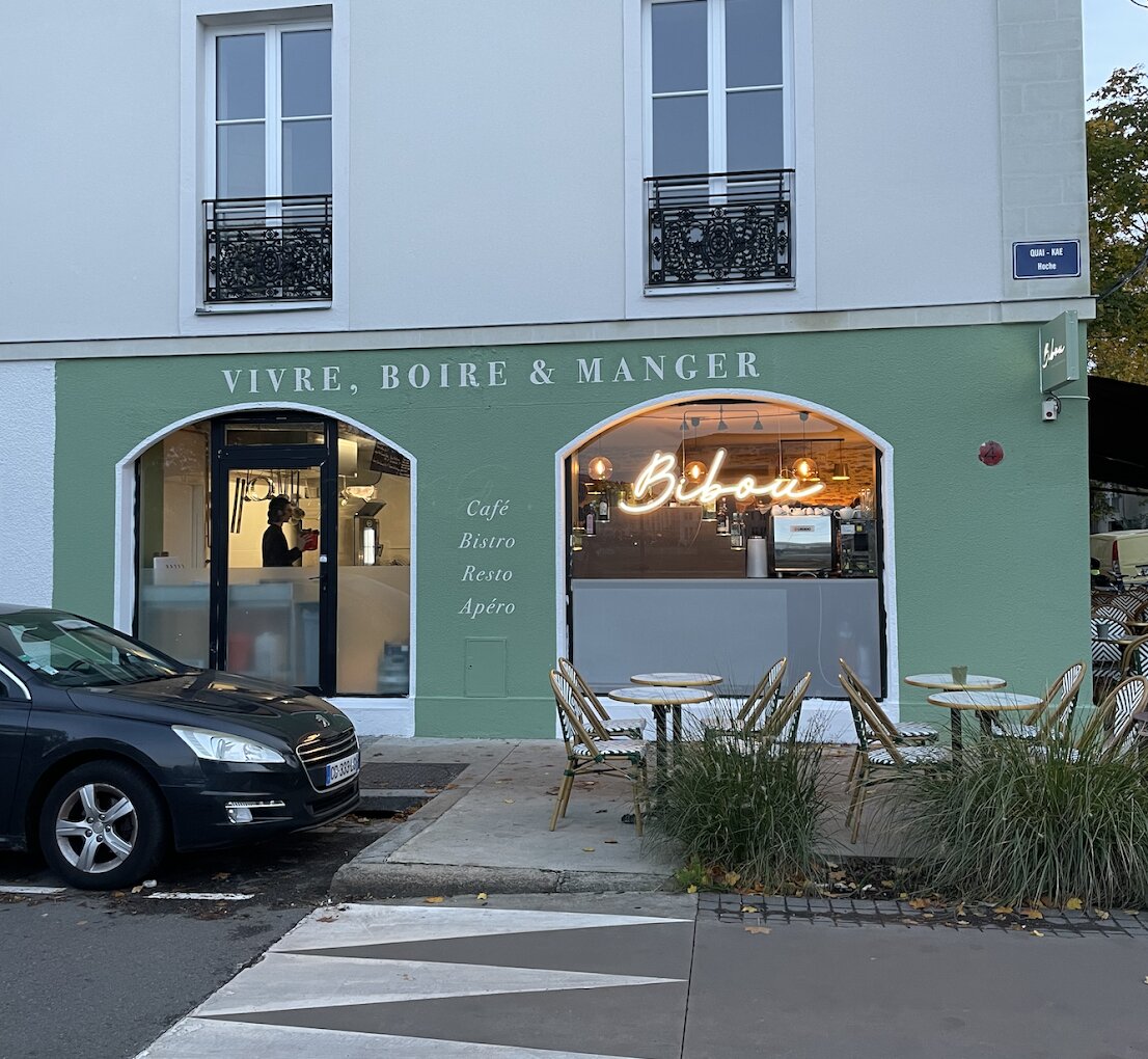 Bibou — détail enseigne
